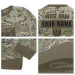 Personalized West Ham United Camouflage Blend Sweater Best Selling