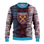 Personalized West Ham United Camouflage Stripe Claret White Sweater Best Selling