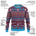 Personalized West Ham United Christmas Designs Claret Sweater Best Selling