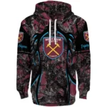 Personalized West Ham United Hunting Theme Claret Black Hoodie Best Selling