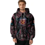 Personalized West Ham United Hunting Theme Claret Black Hoodie Best Selling