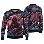 Personalized West Ham United Skull Horde Claret Sweater Best Selling