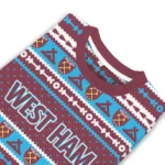 Personalized West Ham United Tent Stripes Claret White Sweater Best Selling