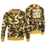 Personalized Wolverhampton Wanderers Camouflage Motif Sweater Best Selling