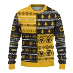 Personalized Wolverhampton Wanderers Christmastree Bands White Sweater Best Selling