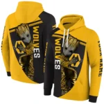 Personalized Wolverhampton Wanderers Groot Old Gold Hoodie Best Selling