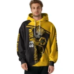 Personalized Wolverhampton Wanderers Groot Old Gold Hoodie Best Selling