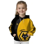 Personalized Wolverhampton Wanderers Minimalist Design Old Gold Black Hoodie Best Selling