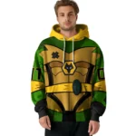 Personalized Wolverhampton Wanderers Superhero Armor Old Gold Green Hoodie Best Selling