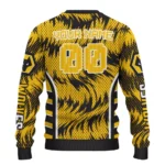 Personalized Wolverhampton Wanderers Swirl Flow Old Gold Sweater Best Selling