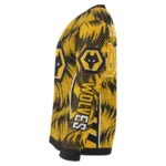 Personalized Wolverhampton Wanderers Swirl Flow Old Gold Sweater Best Selling