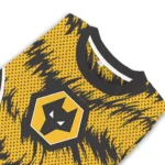 Personalized Wolverhampton Wanderers Swirl Flow Old Gold Sweater Best Selling
