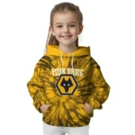 Personalized Wolverhampton Wanderers Tie Dye Pattern Old Gold Hoodie Best Selling