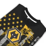 Personalized Wolverhampton Wanderers Vintage Usa Flag Black Sweater Best Selling
