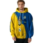Real Madrid Achmed Skull Yellow Hoodie Best Selling