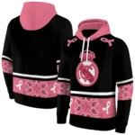 Real Madrid Awareness Ribbon Black Pink Hoodie Best Selling