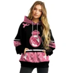 Real Madrid Awareness Ribbon Black Pink Hoodie Best Selling
