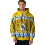 Real Madrid Christmas Trees Yellow Hoodie Best Selling