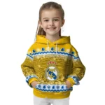 Real Madrid Christmas Trees Yellow Hoodie Best Selling