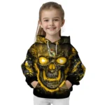 Real Madrid Demonic Skull Yellow Black Hoodie Best Selling