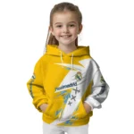 Real Madrid Dynamic Slash Yellow White Hoodie Best Selling