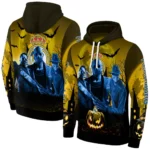 Real Madrid Halloween Vibes Yellow Black Hoodie Best Selling