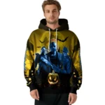 Real Madrid Halloween Vibes Yellow Black Hoodie Best Selling