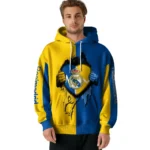 Real Madrid Heartbeat Graphic Yellow Hoodie Best Selling