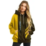 Real Madrid Monogram Pattern Yellow Hoodie Best Selling