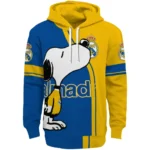 Real Madrid Playful Snoopy Yellow Hoodie Best Selling