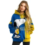 Real Madrid Playful Snoopy Yellow Hoodie Best Selling