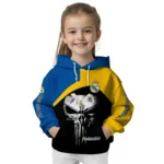 Real Madrid Skull Punisher Black Hoodie Best Selling