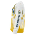 Real Madrid Skull Split Yellow White Sweater Best Selling