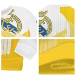 Real Madrid Skull Split Yellow White Sweater Best Selling