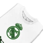 Real Madrid St Patrick White Sweater Best Selling