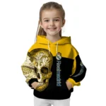 Real Madrid Sugar Skull Yellow Black Hoodie Best Selling
