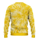 Real Madrid Tie Dye Designs Yellow Sweater Best Selling