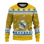 Real Madrid Tree Pattern Yellow Sweater Best Selling