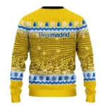 Real Madrid Tree Pattern Yellow Sweater Best Selling