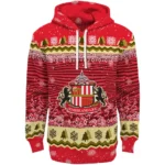 Sunderland Christmas Trees Red Hoodie Best Selling