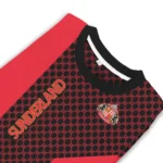 Sunderland Circles Mesh Red Black Sweater Best Selling