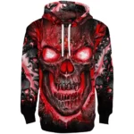 Sunderland Demonic Skull Red Black Hoodie Best Selling
