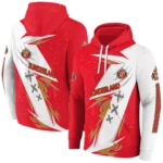 Sunderland Dynamic Slash Red White Hoodie Best Selling