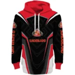 Sunderland Futuristic Pattern Red Black Hoodie Best Selling