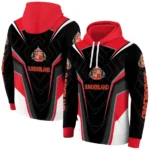 Sunderland Futuristic Pattern Red Black Hoodie Best Selling