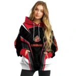 Sunderland Futuristic Pattern Red Black Hoodie Best Selling