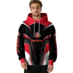 Sunderland Futuristic Pattern Red Black Hoodie Best Selling