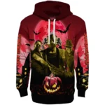 Sunderland Halloween Vibes Red Black Hoodie Best Selling