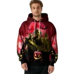 Sunderland Halloween Vibes Red Black Hoodie Best Selling