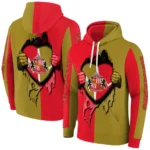 Sunderland Heartbeat Graphic Red Hoodie Best Selling